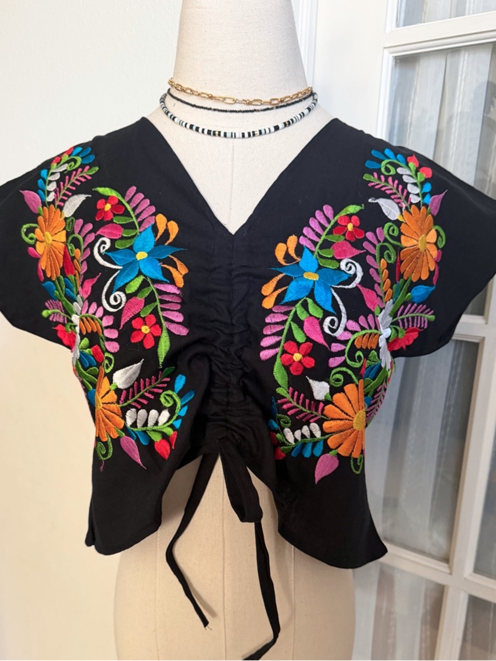 Mexican Embroidered Top